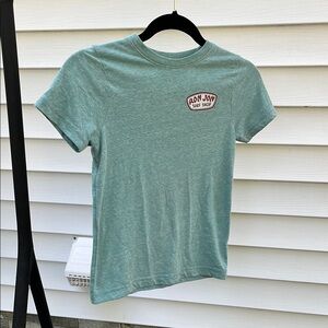 Green Short Sleeve Tees Casual Collection